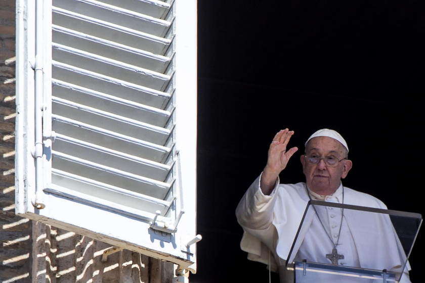 Pope Francis leads Angelus Prayer in Vatican