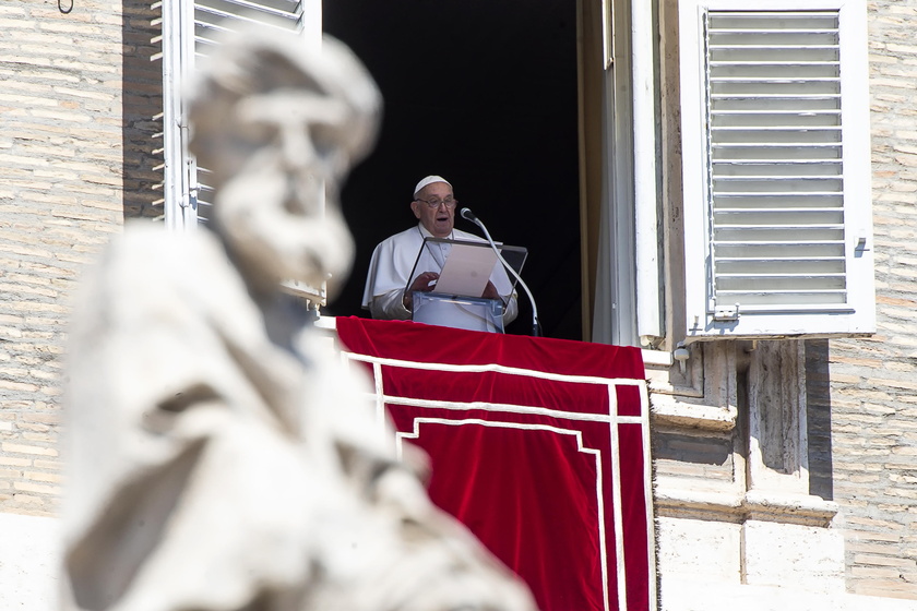 Pope Francis leads Angelus Prayer in Vatican