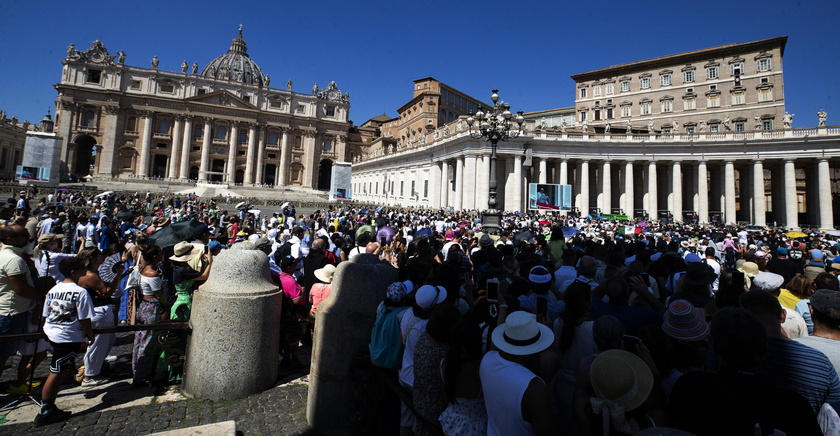 Pope Francis leads Angelus Prayer in Vatican