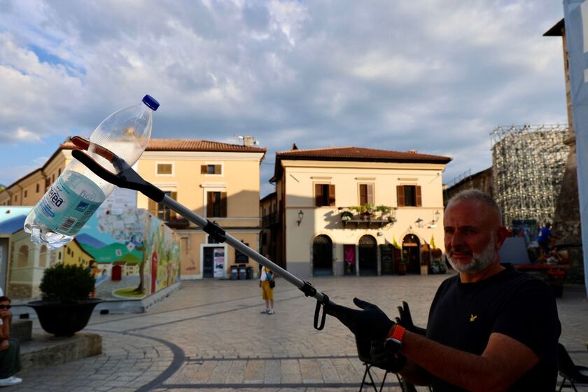 Norcia più pulita grazie a impegno di una giovane start up