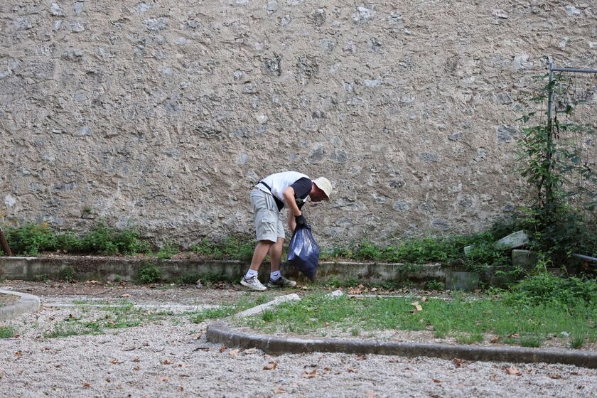 Norcia più pulita grazie a impegno di una giovane start up