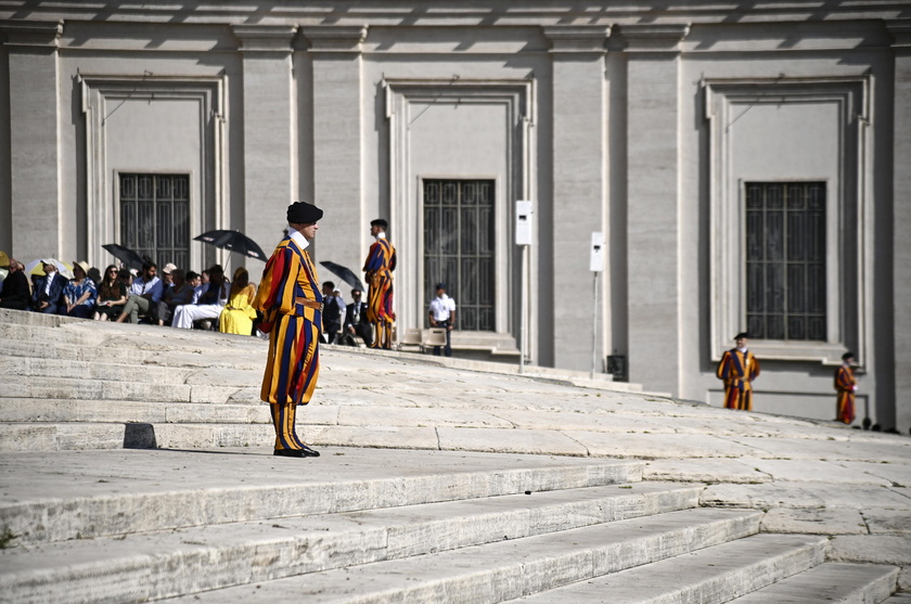 Pope Francis leads Wednesday's general audience in Saint Peter's Square