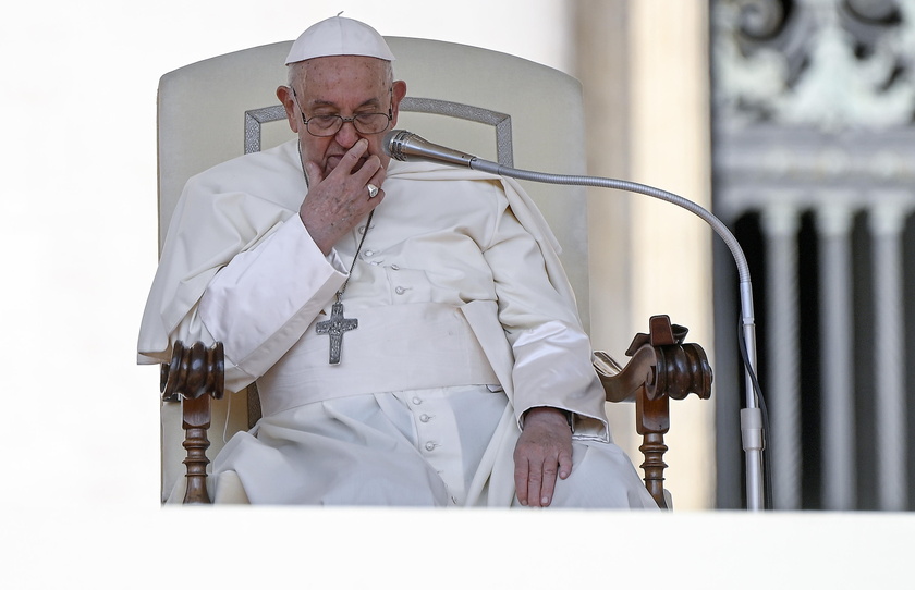 Pope Francis leads Wednesday's general audience in Saint Peter's Square