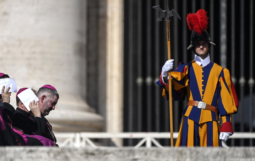 Pope Francis leads Wednesday's general audience in Saint Peter's Square