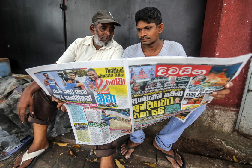 Sri Lankan media report on Bangladesh prime minister's resignation