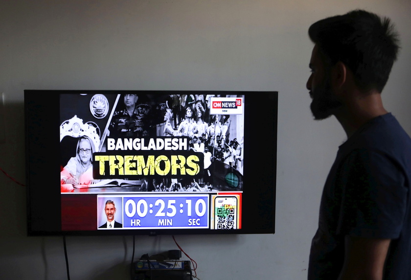 Indian media report on Bangladesh prime minister's resignation