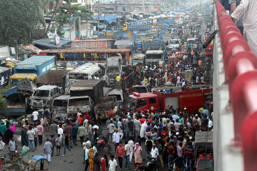 Dhaka following Bangladeshi prime minister's resignation