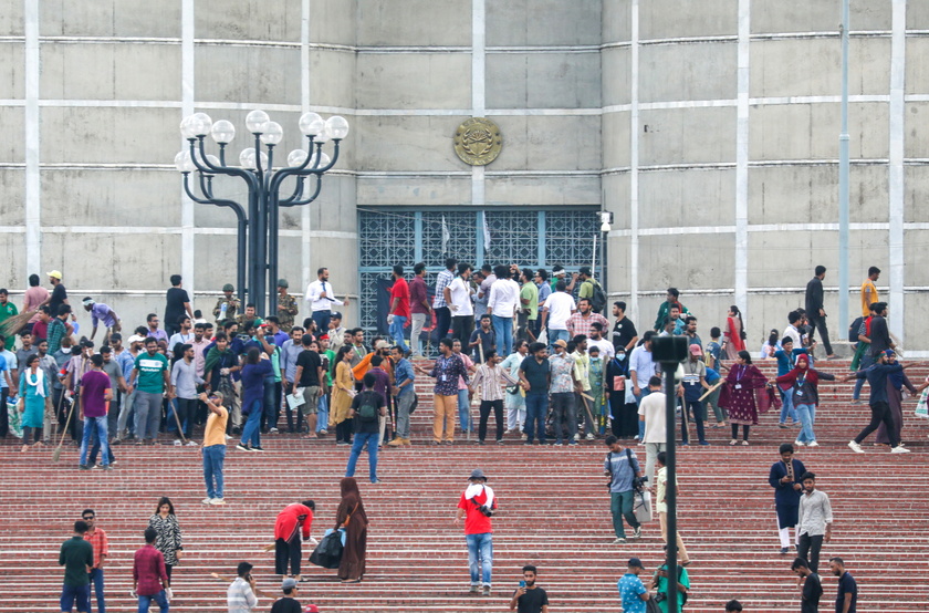 Dhaka following Bangladeshi prime minister's resignation