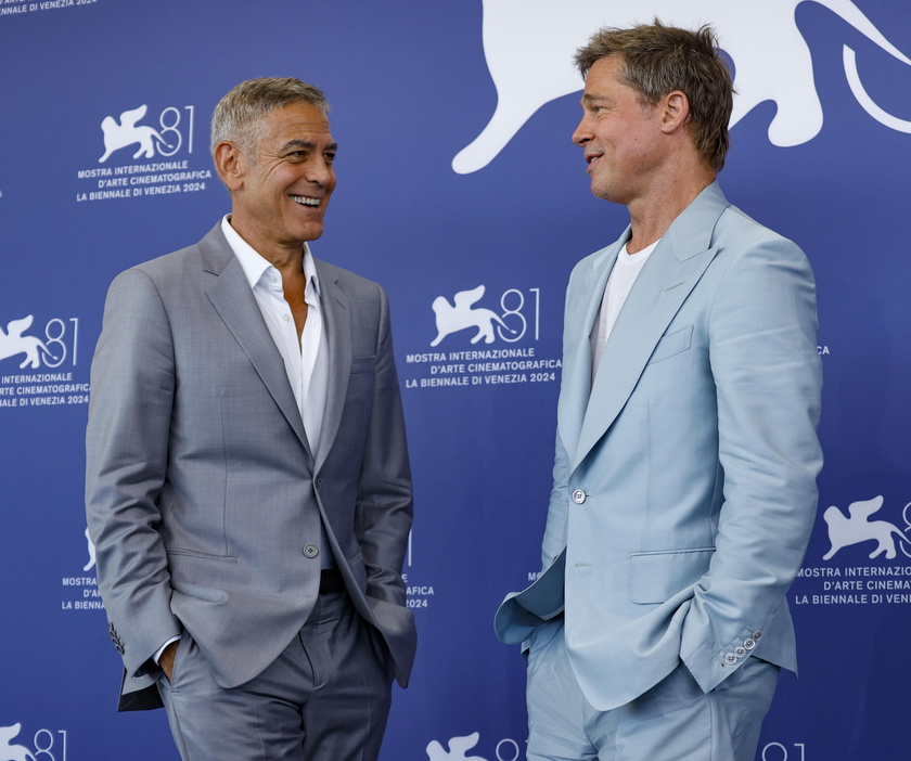 Wolfs - Photocall - 81st Venice Film Festival