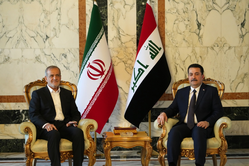 Iranian President Masoud Pezeshkian visits Iraq