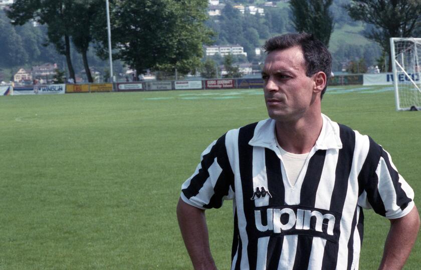 Ritiro Precampionato 1989-1990 della Juventus  - Nella foto Salvatore Schillaci (TotÃ²)