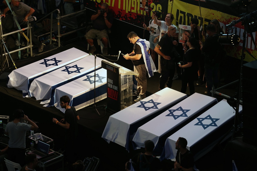 Thousands rally in Tel Aviv to demand release of Israeli hostages held in Gaza