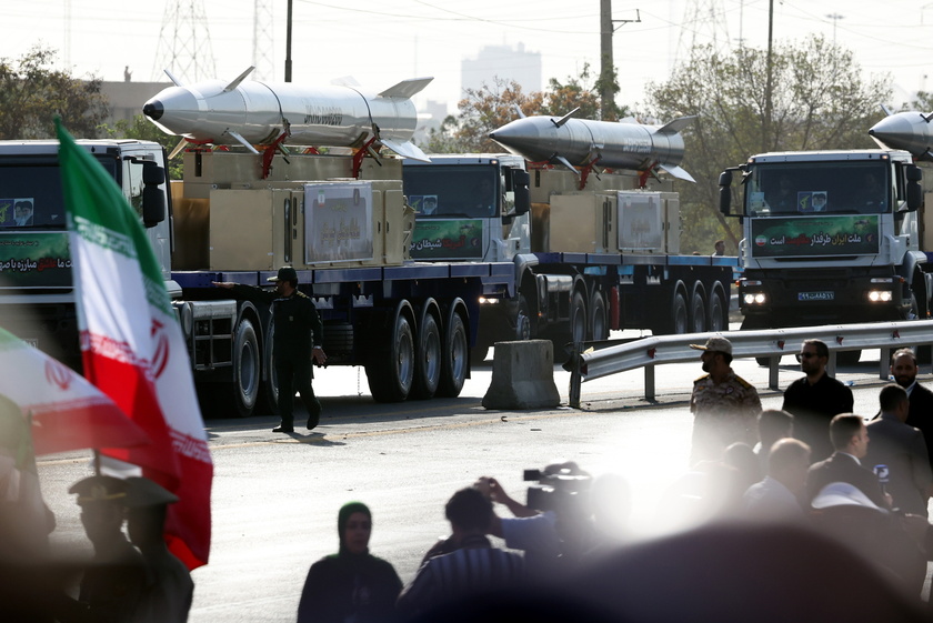 Iran holds annual military parade in Tehran marking anniversary of Iran-Iraq war 