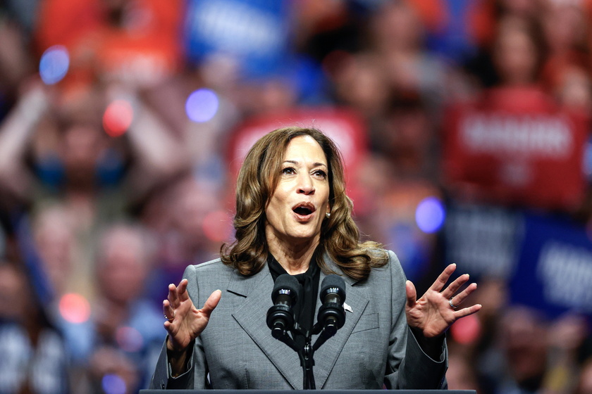 US Vice President Harris Campaigns in Madison, Wisconsin