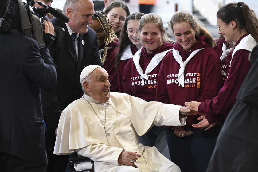 Il Papa è arrivato in Lussemburgo