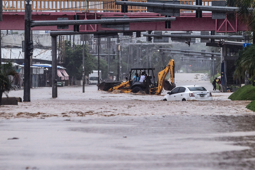 Hurricane John leaves severe flooding, landslides, and destroyed roads in Acapulco