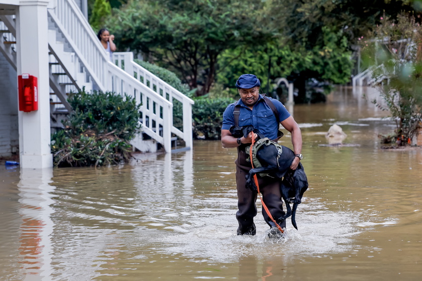 Effects of Tropical Storm Helene in Atlanta, Georgia