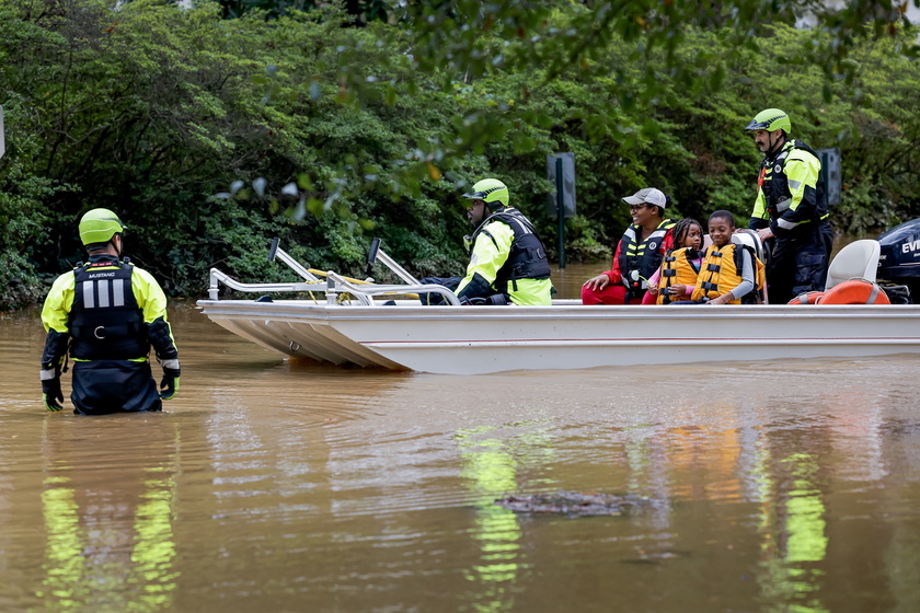 Effects of Tropical Storm Helene in Atlanta, Georgia