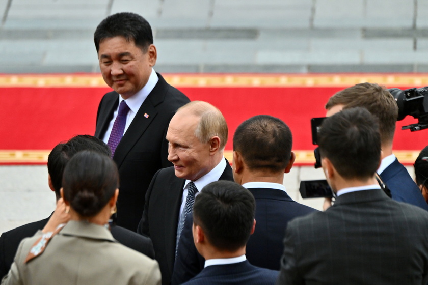 Russian President Vladimir Putin visits Mongolia