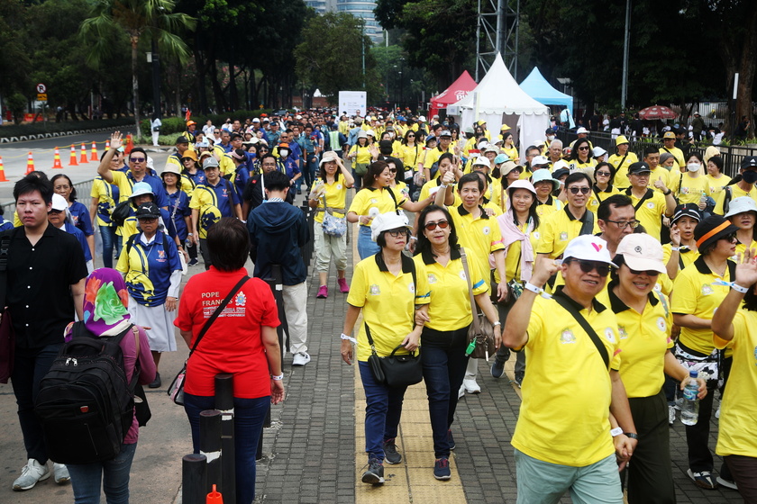 Pope Francis visits Jakarta, Indonesia