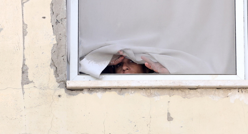 Palestinians inspect the damage after 9-day Israeli military operation in West Bank's Jenin