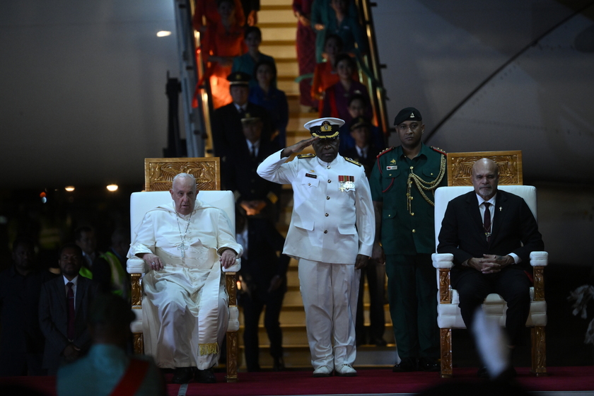 Papa Francesco arrivato in Papua Nuova Guinea