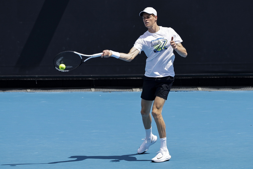 Practice session ahead of Australian Open