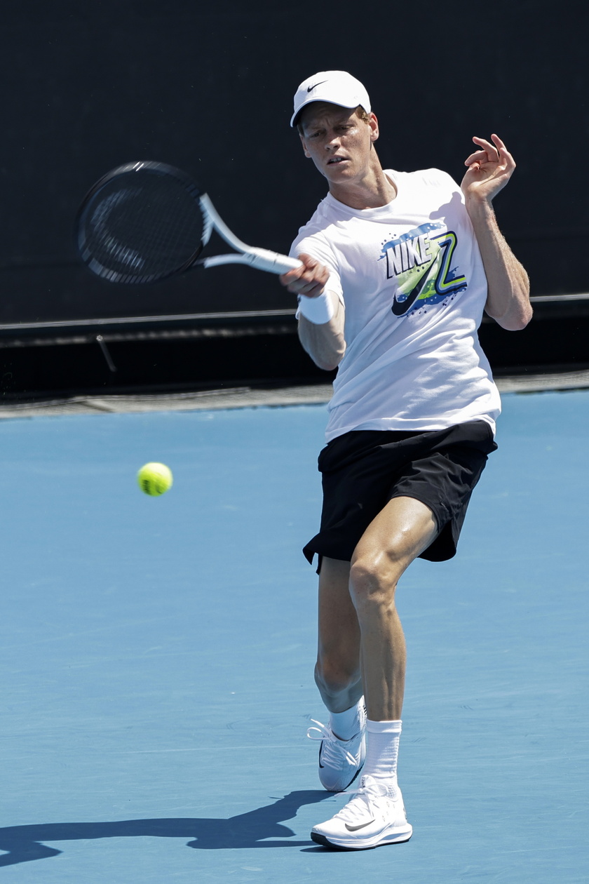 Practice session ahead of Australian Open