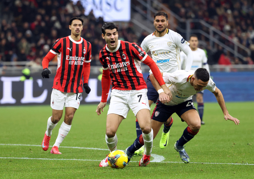 Soccer; serie A: Milan vs Cagliari