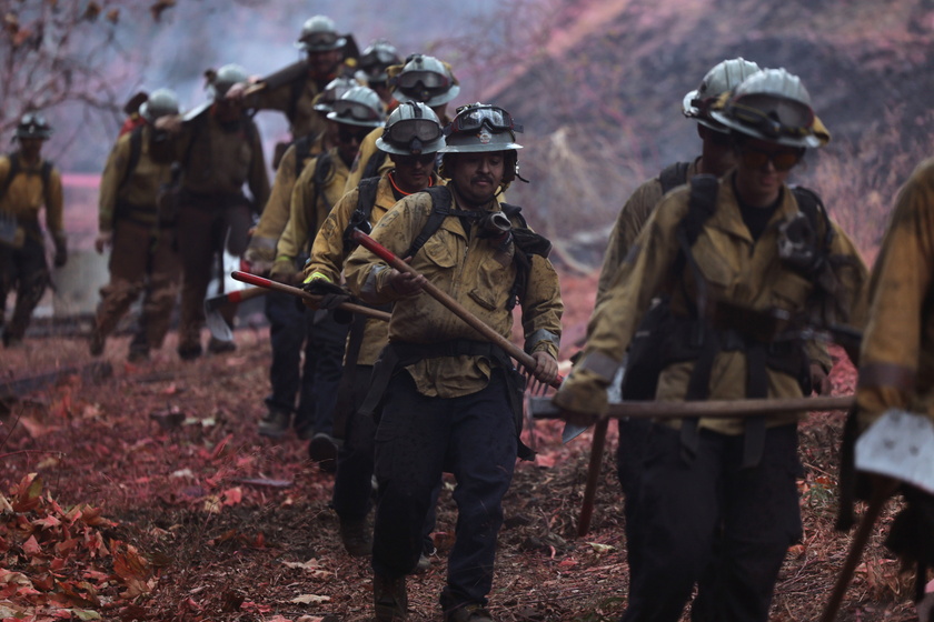 Wildfires continue to rage through Los Angeles area