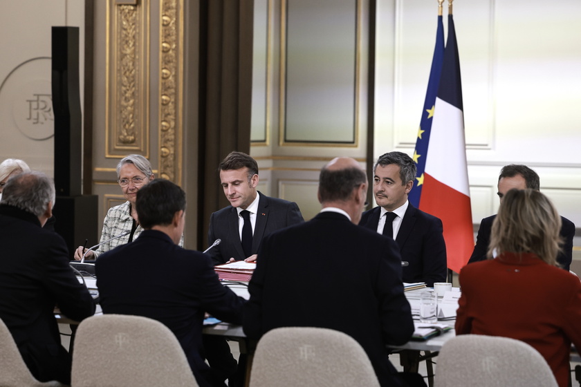 First Council of Ministers meeting of the new French government in Paris