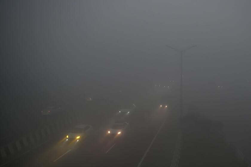 Fitta nebbia in India del nord, aeroporti e ferrovie nel caos