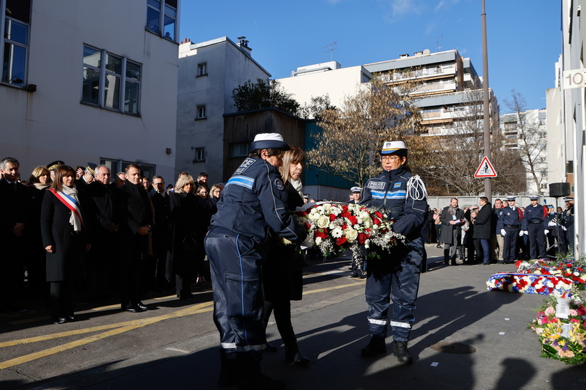 Commemoration ceremony for 10th anniversary of Charlie Hebdo and Hyper Casher attacks in Paris