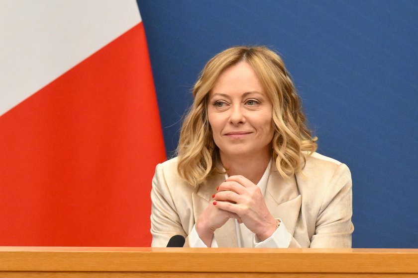 Italian Prime Minister Giorgia Meloni attends end-of-year press conference in Rome