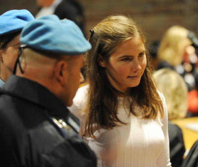 E' dedicata alle arringhe delle parti civili l'udienza odierna del processo a Raffaele Sollecito e ad Amanda Knox per l'omicidio di Meredith Kercher. (Tutte le foto di Pietro Crocchioni) © Ansa