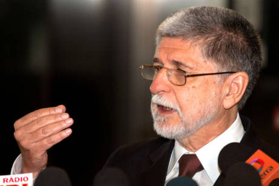 Il ministro degli Esteri brasiliano Celso Amorim © Ansa