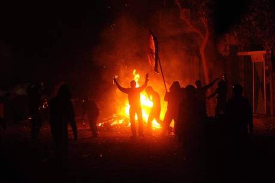 Ancora scontri a piazza Tahrir, fulcro e simbolo degli scontri in Egitto © Ansa