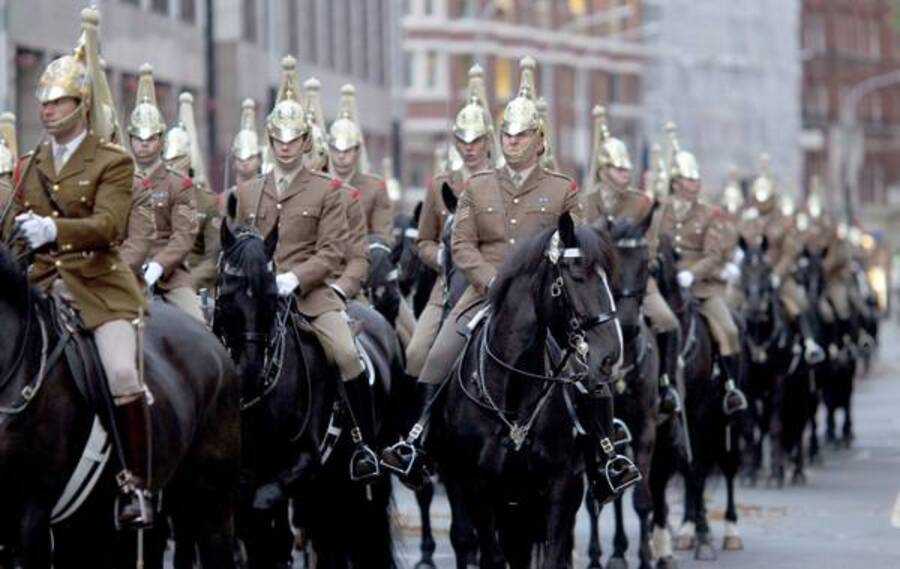 Si sono tenute le prove generali della parata militare a Londra © Ansa