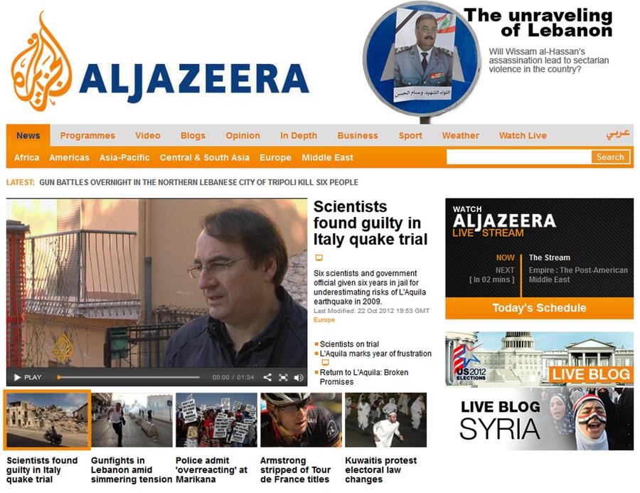 Al Jazeera English © Ansa