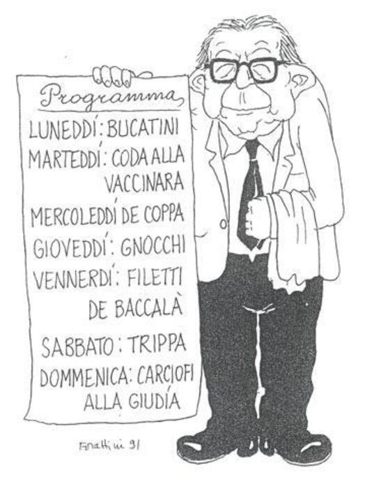 Andreotti, le vignette © Ansa