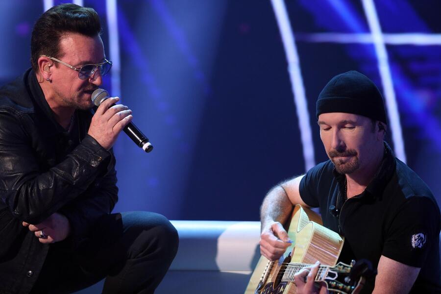 Bono canta a 'Che tempo che fa' © ANSA