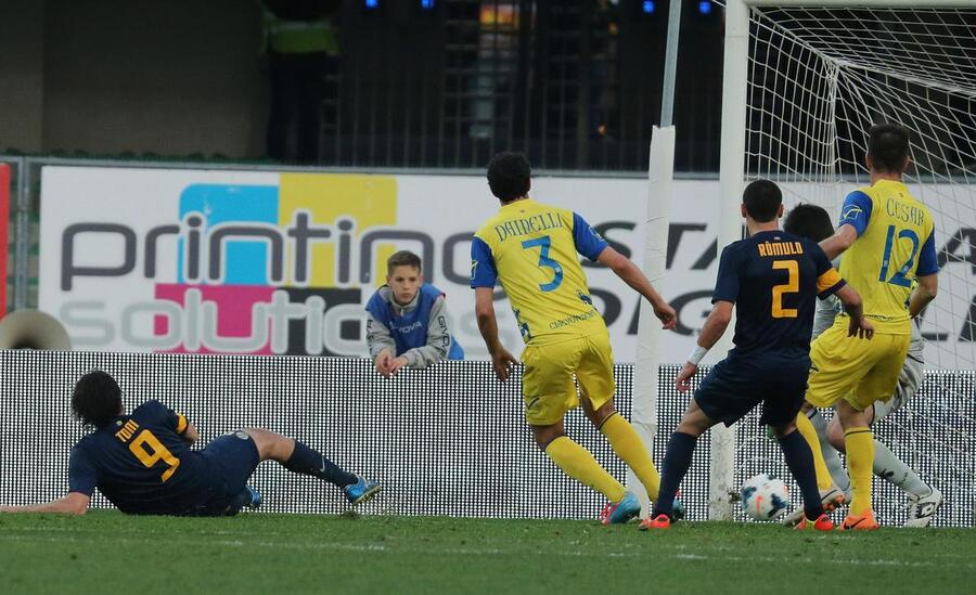 65': Chievo-Verona 0-1, Toni © Ansa