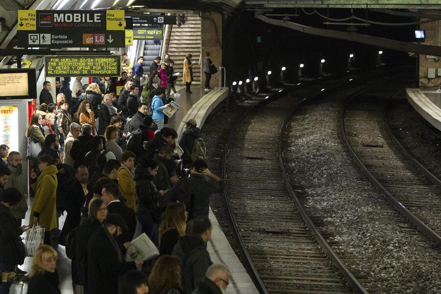 Sciopero Metro A Barcellona - Primopiano - Ansa.it