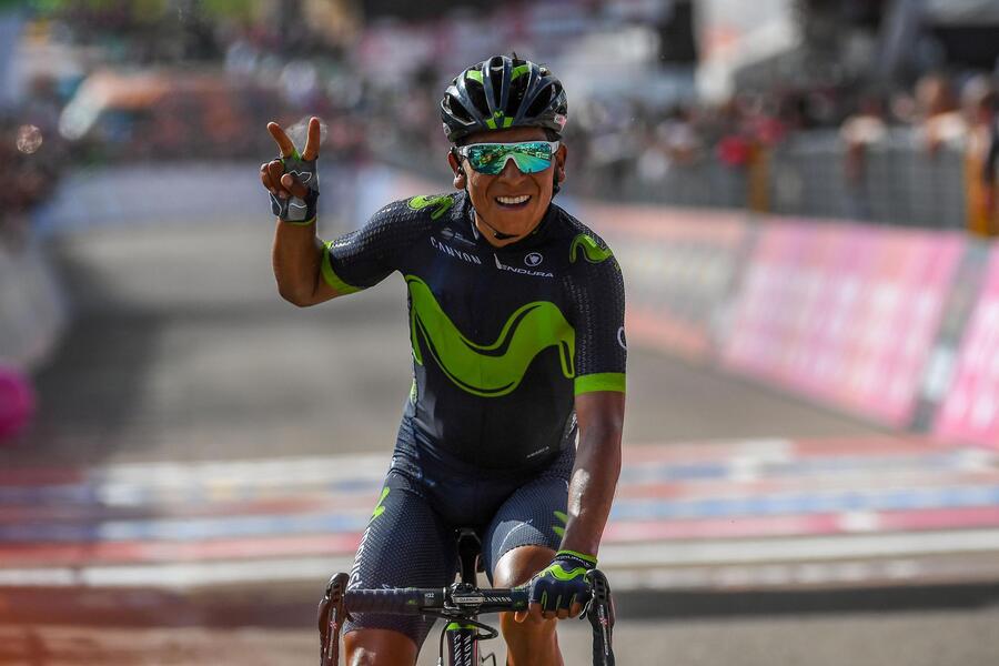 Nairo Quintana, vincitore della 9/a tappa del Giro d'Italia Sport