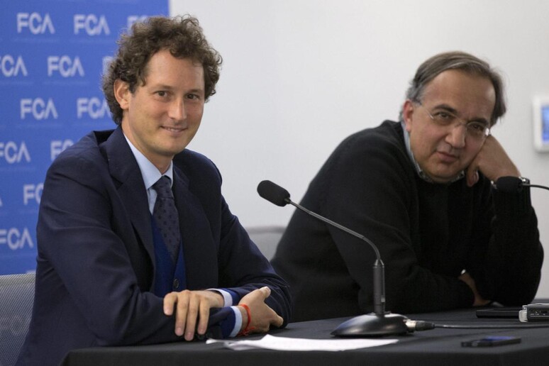 John Elkann e Sergio Marchionne © ANSA/EPA