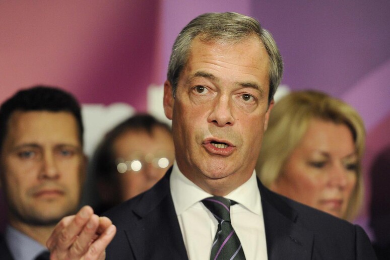 Nigel Farage, leader dell 'Ukip © ANSA/EPA