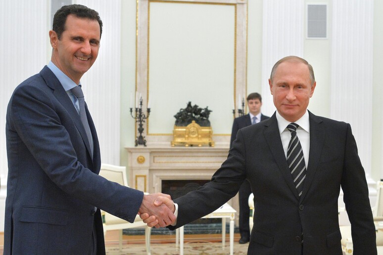 Assad con Putin © ANSA/AP