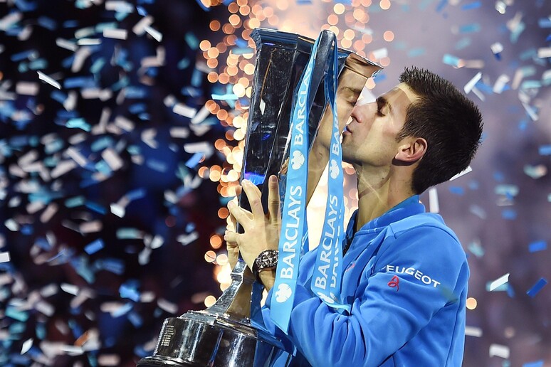 Tennis: Nole pigliatutto, chiude con Finals 2015 eccezionale © ANSA/EPA