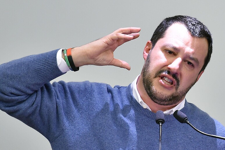 Matteo Salvini in una recente foto - RIPRODUZIONE RISERVATA
