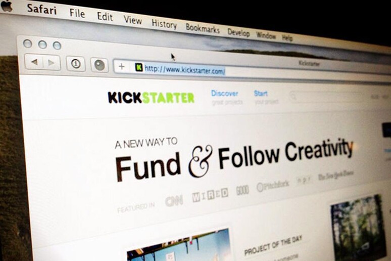 Sbarca in Italia Kickstarter,  'crowdfunding ' anche in euro - RIPRODUZIONE RISERVATA